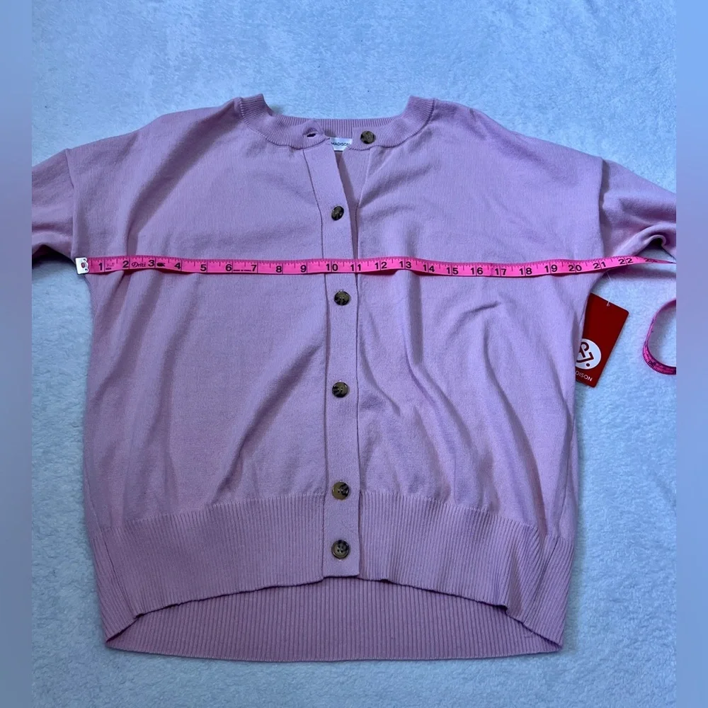 Daily Thread NWT 'Make Me Blush' Pastel Cardigan Sweater - XS